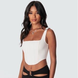 Brand New Edikted Isla Corset Crop Top NWT!